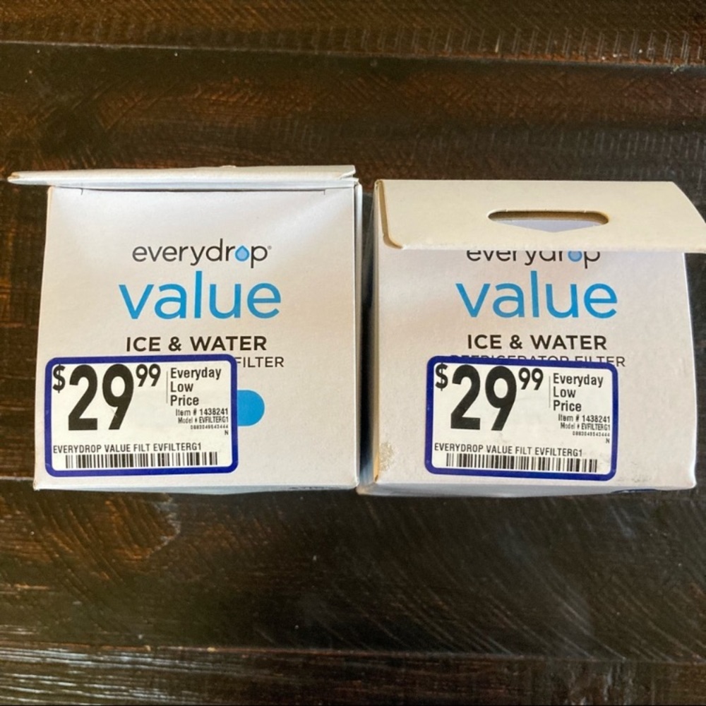 2 Ice & Water Filters Everydrop Value Refrigerator Filter G1 New Old Stock - Picture 3 of 11